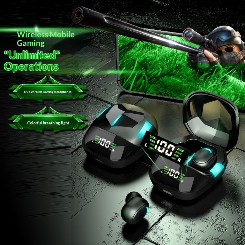 Esports Gaming Bar - Bluetooth Headset Battery Level Display Noise