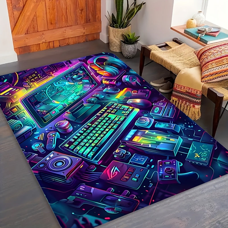 Cyberpunk Gaming Rug Flannel C - Esports Gaming Live ulasan dan harga