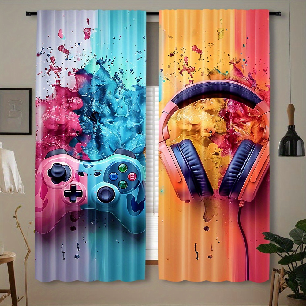 Gaming Controller Curtains, Co - Esports Gaming Youtube ulasan dan harga
