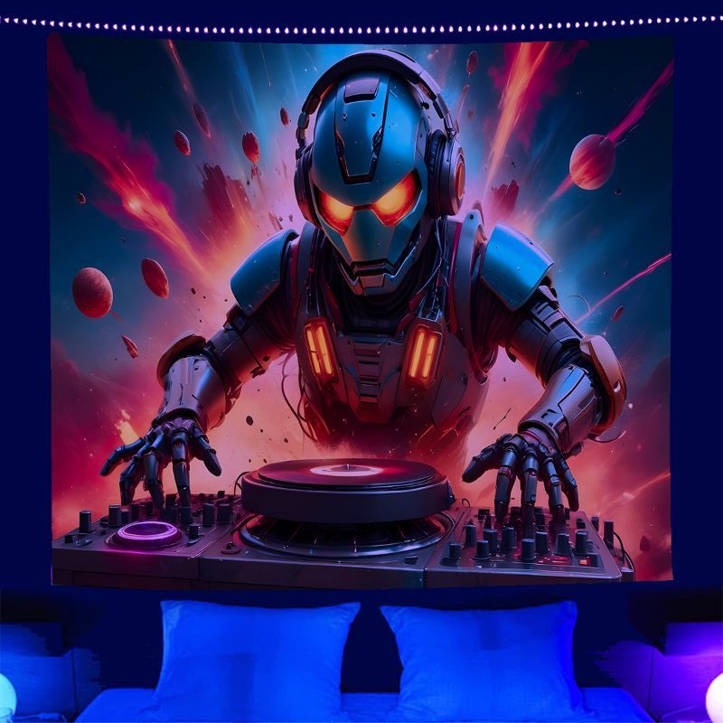 VIKAMA Psychedelic DJ Robot Ta - Esports Gaming Bar ulasan dan harga