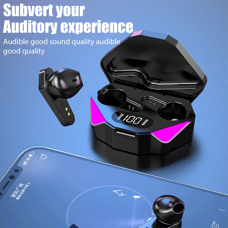 1PCS X15 TWS X15 Pro Wireless  - Esports Gaming Video ulasan dan harga