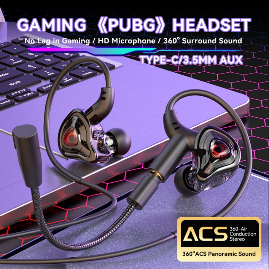 Esports Gaming Headset 360° Su - Esports Gaming Video ulasan dan harga