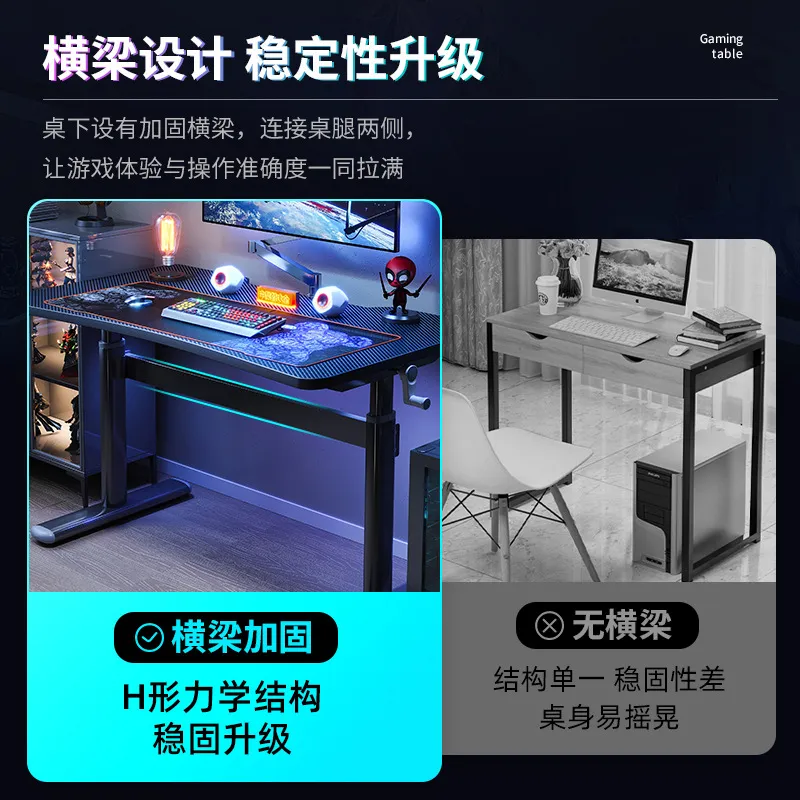 Lifting Computer Desk Desktop  - Esports Gaming Live ulasan dan harga