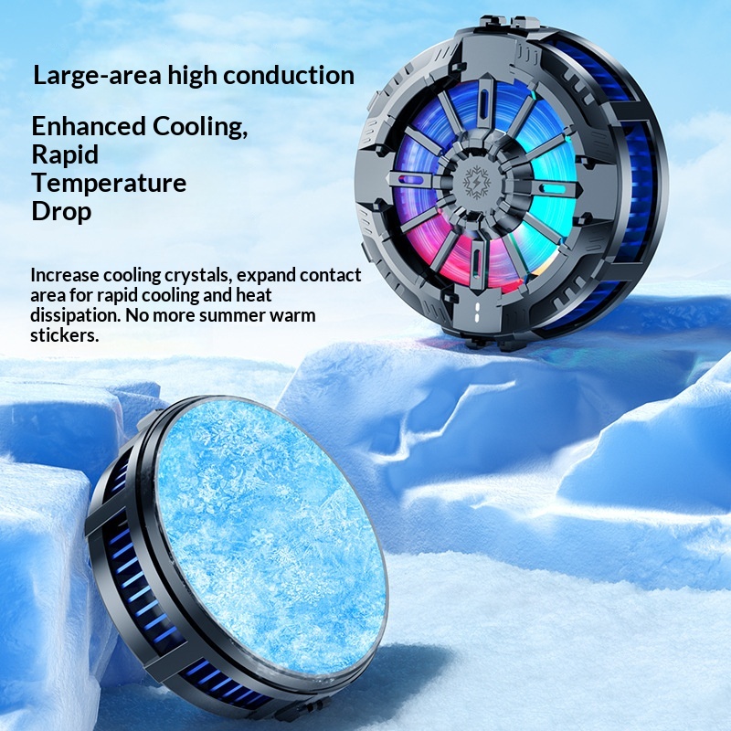 Magnetic Rgb Phone Cooler Rapi - Esports Gaming Live ulasan dan harga