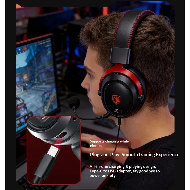 SADES Hunting 812 Wireless Hea - Esports Gaming Bar ulasan dan harga