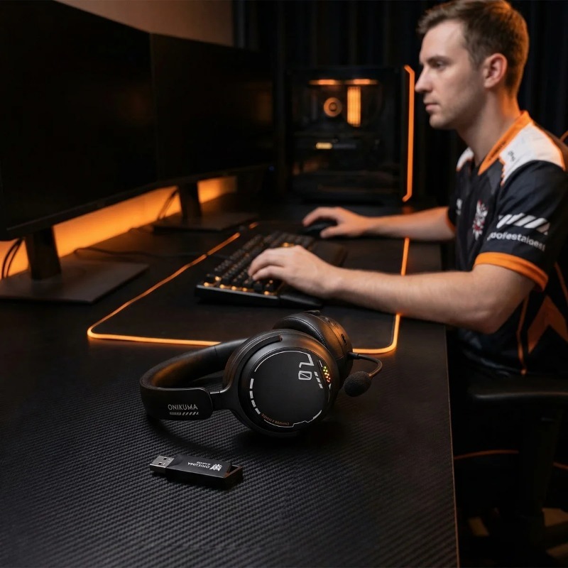 ONIKUMA GT886 Gaming Headset T - Esports Gaming Video ulasan dan harga