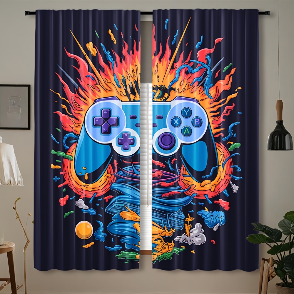 Gaming Controller Curtains, Ne - Esports Gaming Youtube ulasan dan harga