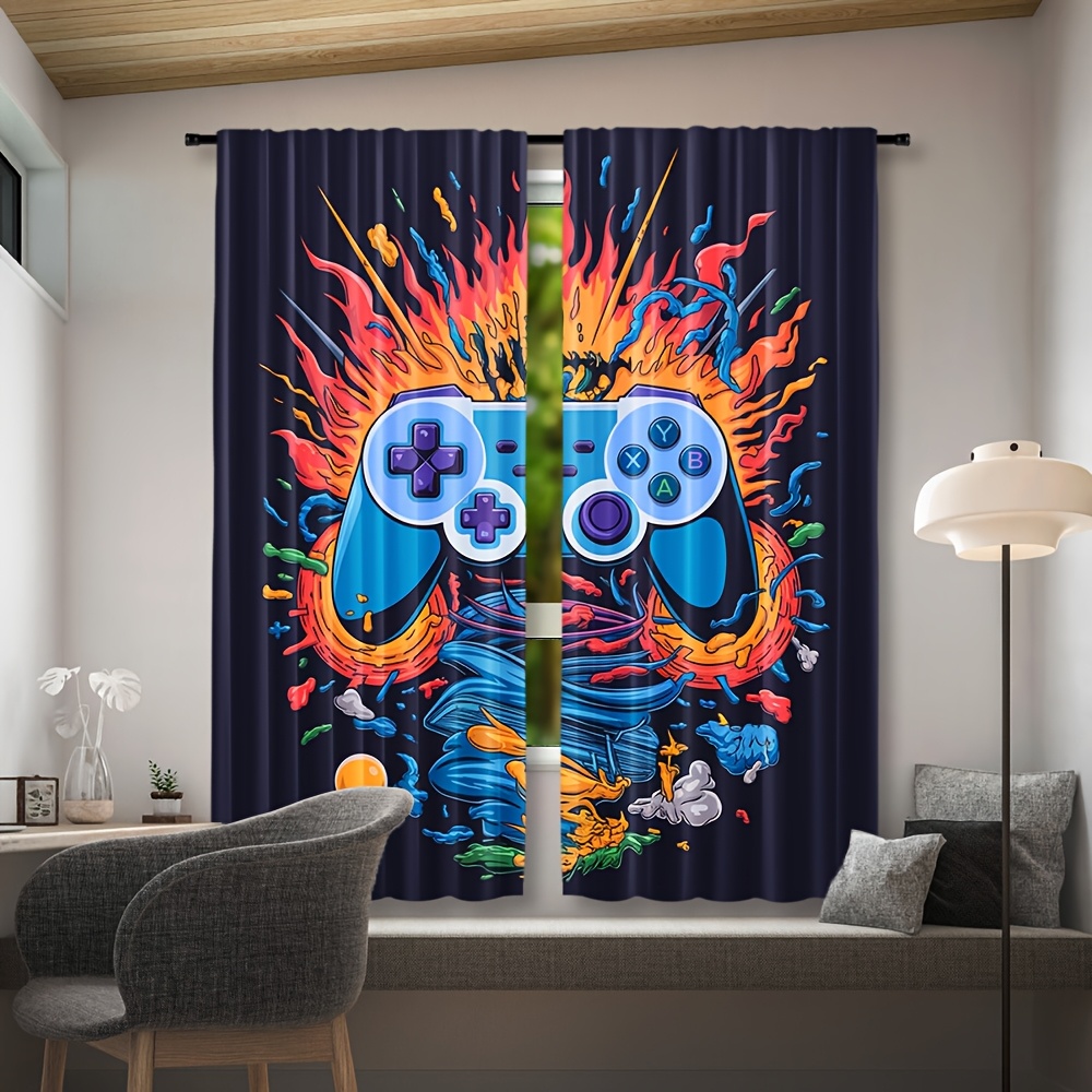 Gaming Controller Curtains, Ne - Esports Gaming Youtube ulasan dan harga