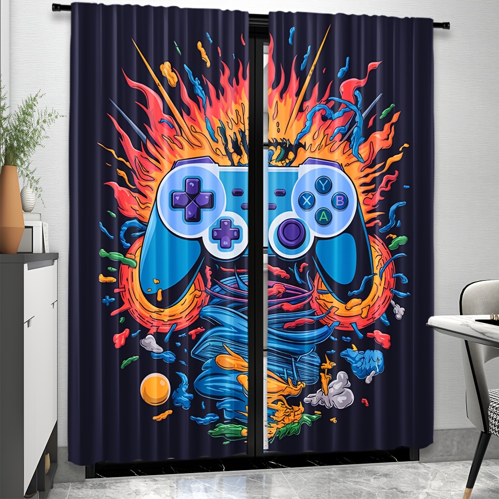 Gaming Controller Curtains, Ne - Esports Gaming Youtube ulasan dan harga