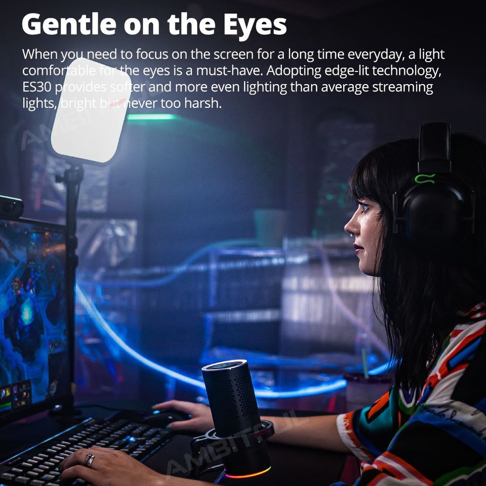 Godox LED Gaming Light ES30 E- - Esports Gaming Video ulasan dan harga