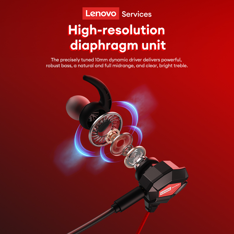 Lenovo Y109 Wired Gaming Heads - Esports Gaming Video ulasan dan harga