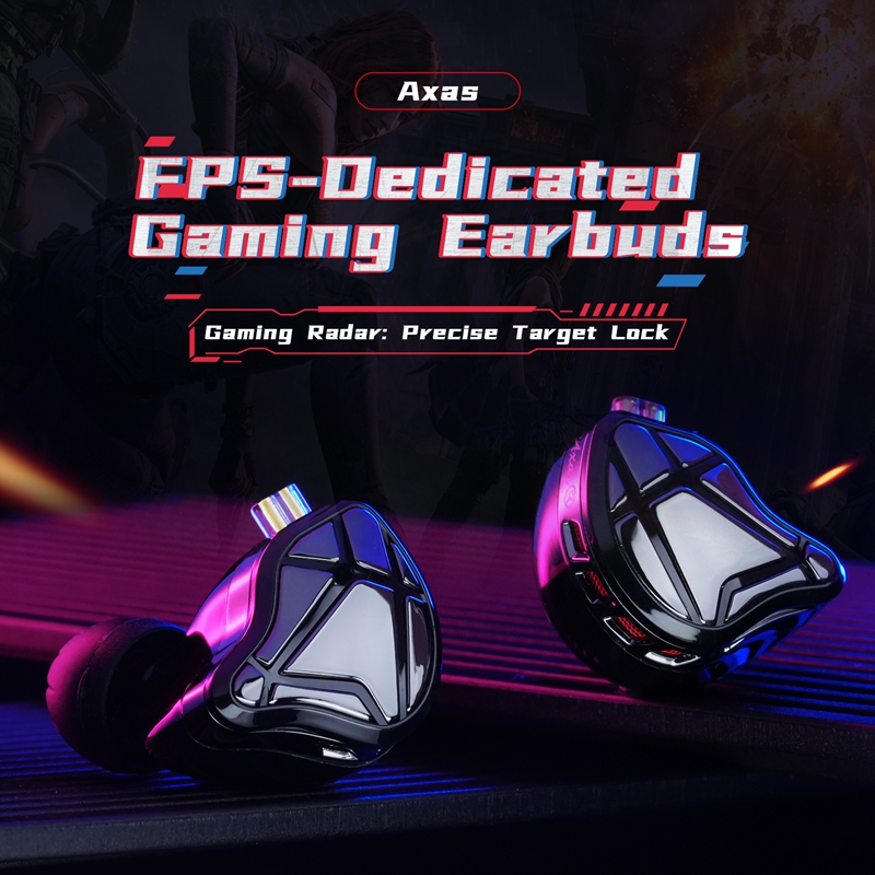  KZ Axas FPS Gaming IEM Headp - Esports Gaming Video ulasan dan harga